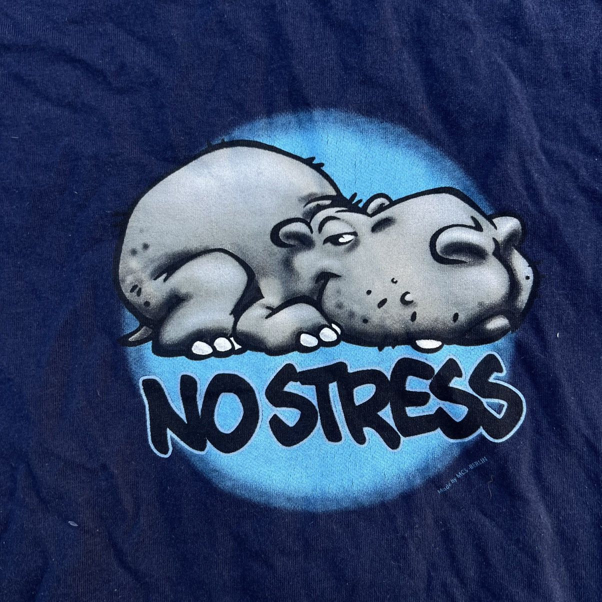 Japanese Brand Hippo No Stress Graphic tee Size US L / EU 52-54 / 3 - 3 Thumbnail