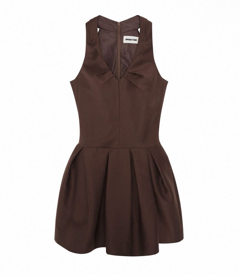 Shushu/Tong SHUSHU/TONG Tucked Halter Neck Dress size UK12/US 8 Size M / US 6-8 / IT 42-44 - 2 Thumbnail