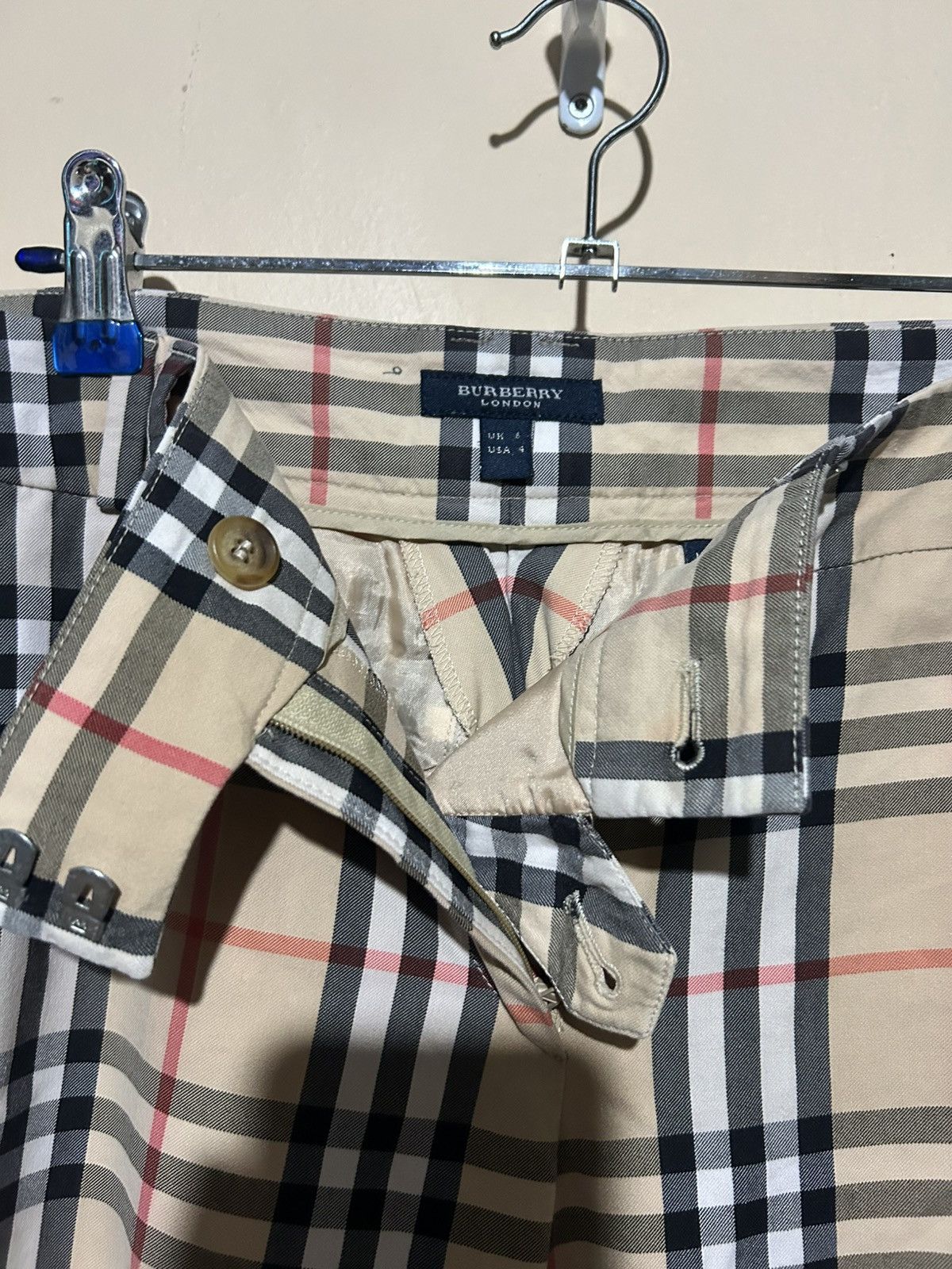 Burberry BURBERRY - NOVA PLAID PANTS Size 26" / US 2 / IT 38 - 4 Thumbnail