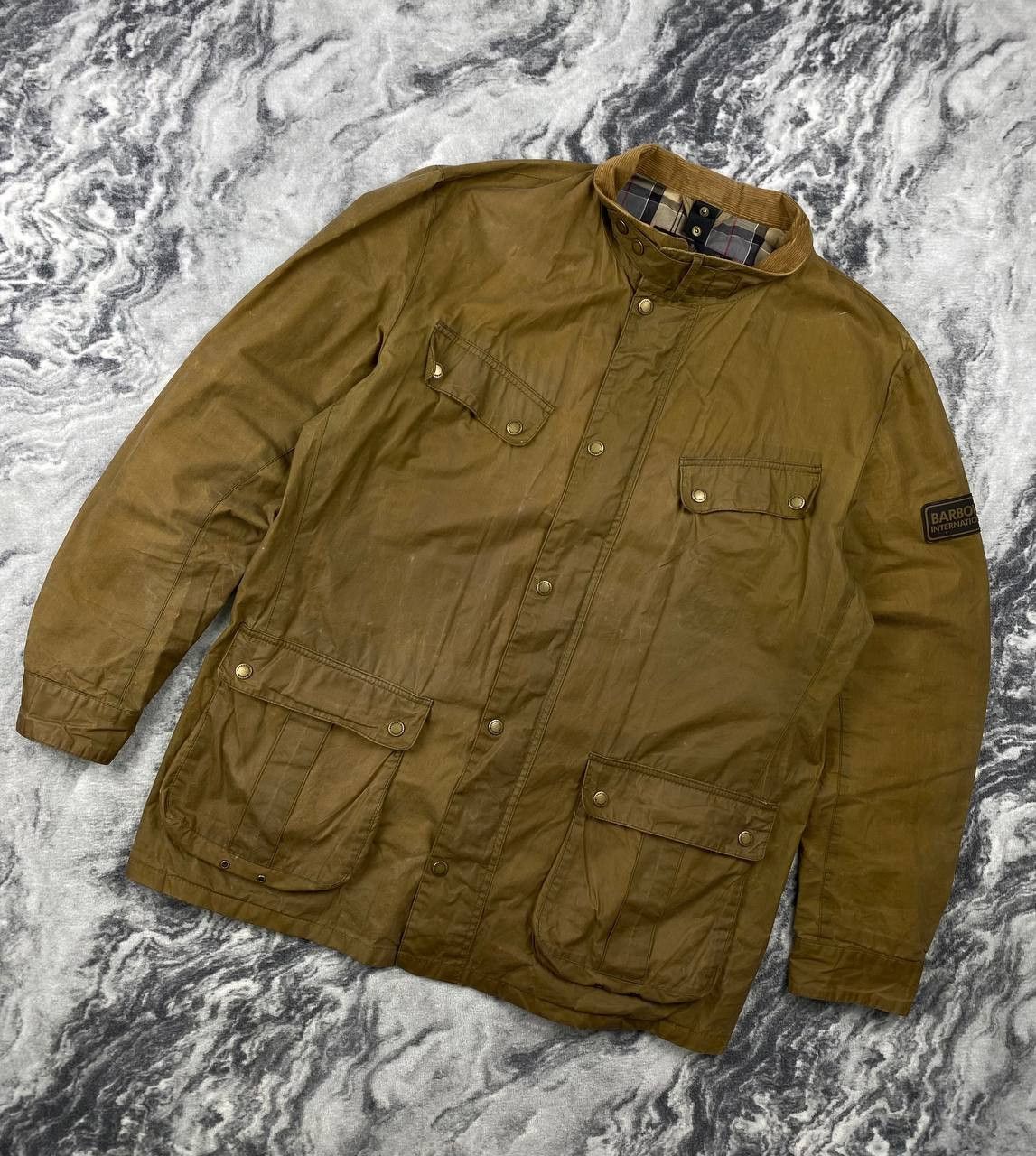 Barbour Vintage Barbour International Duke Wax Jacket Men Size 2XL Size US XXL / EU 58 / 5 - 1 Thumbnail