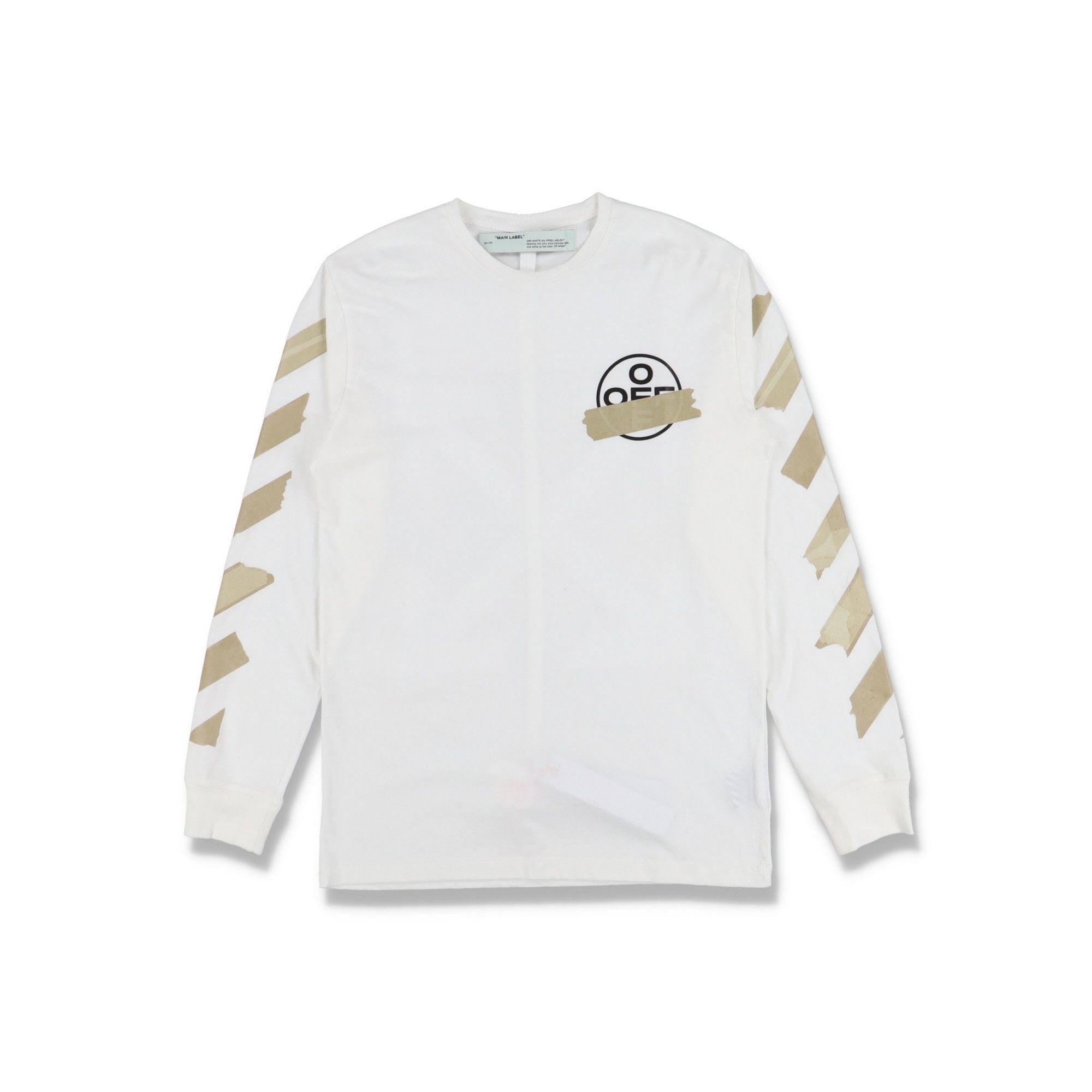 Off-White White Tape Arrows Long Sleeve T-Shirt Size US XL / EU 56 / 4 - 7 Thumbnail