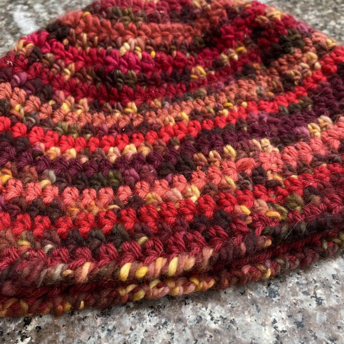 Other Hand knitted wool beanie hat Size ONE SIZE - 2 Thumbnail