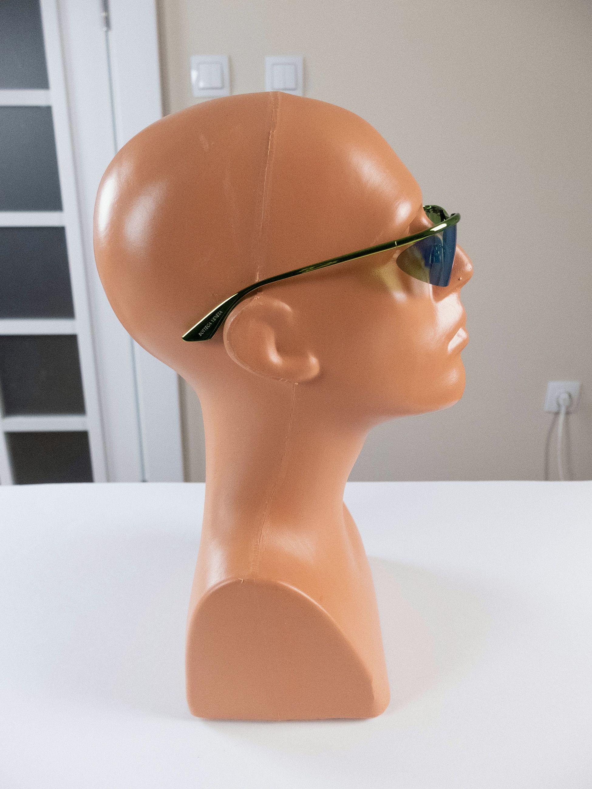 Bottega Veneta BOTTEGA VENETA green Shield mirrored sunglasses BV1174S q Size ONE SIZE - 6 Thumbnail