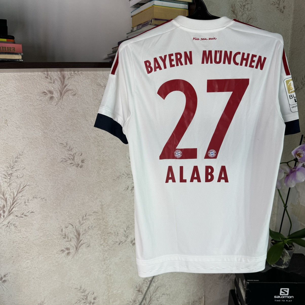 Adidas Adidas Bayern Munich Jersey 2014-2015 Away Alaba #27 White Size US M / EU 48-50 / 2 - 13 Thumbnail