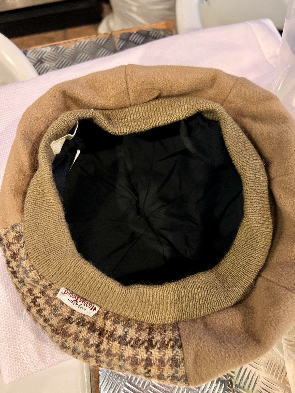Designer × Harris Tweed × Vintage Harris Tweed Berets Hat Size ONE SIZE - 6 Thumbnail