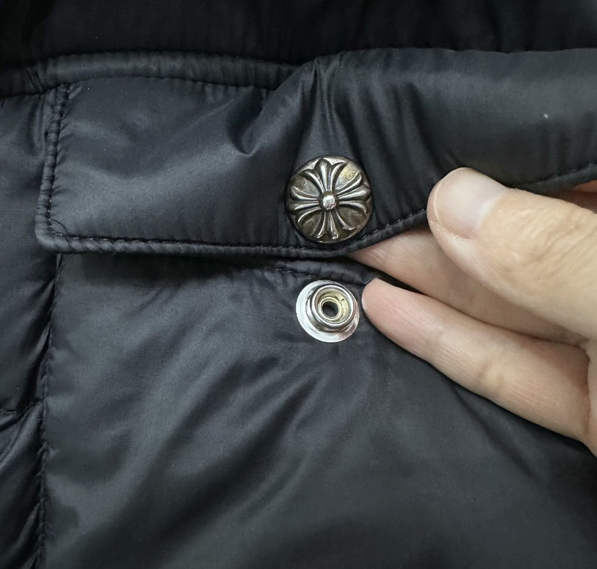 Chrome Hearts Hooded down puffer vest Size US M / EU 48-50 / 2 - 5 Thumbnail