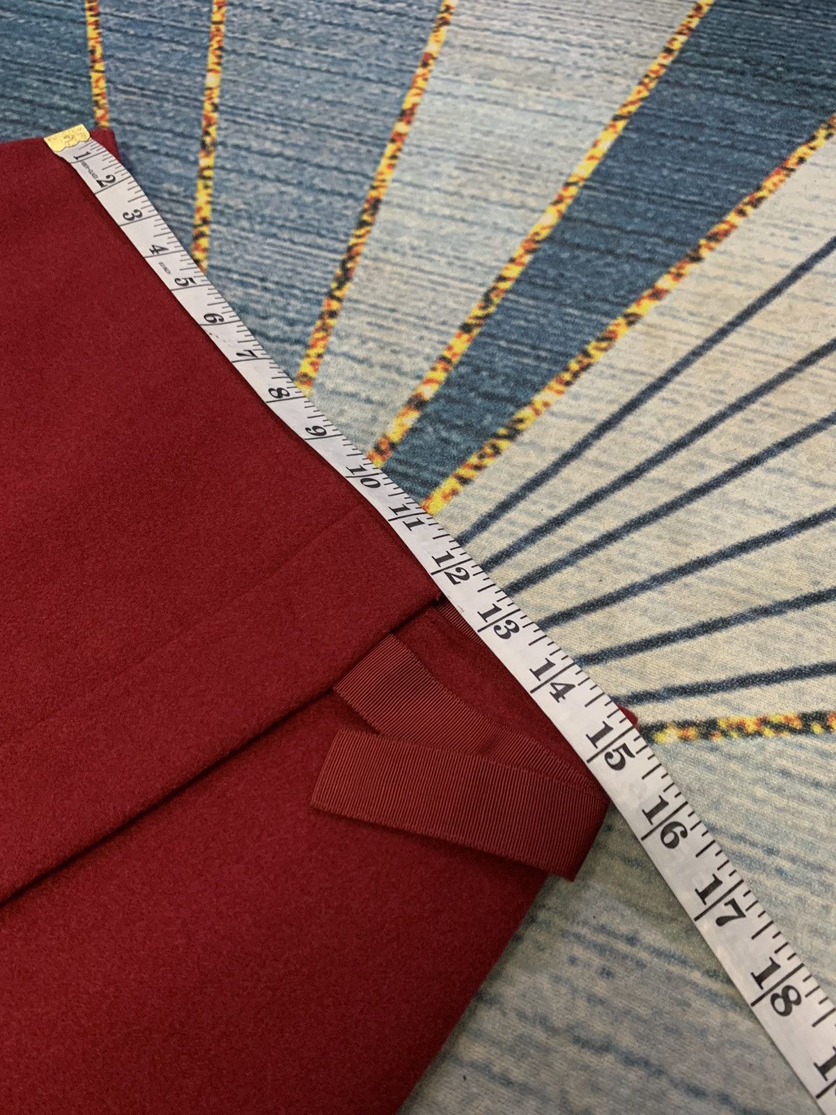Jil Sander × Uniqlo UNIQLO x JIL SANDER +J Midi Skirt Red New Wool Blend Size 30" / US 8 / IT 44 - 14 Thumbnail