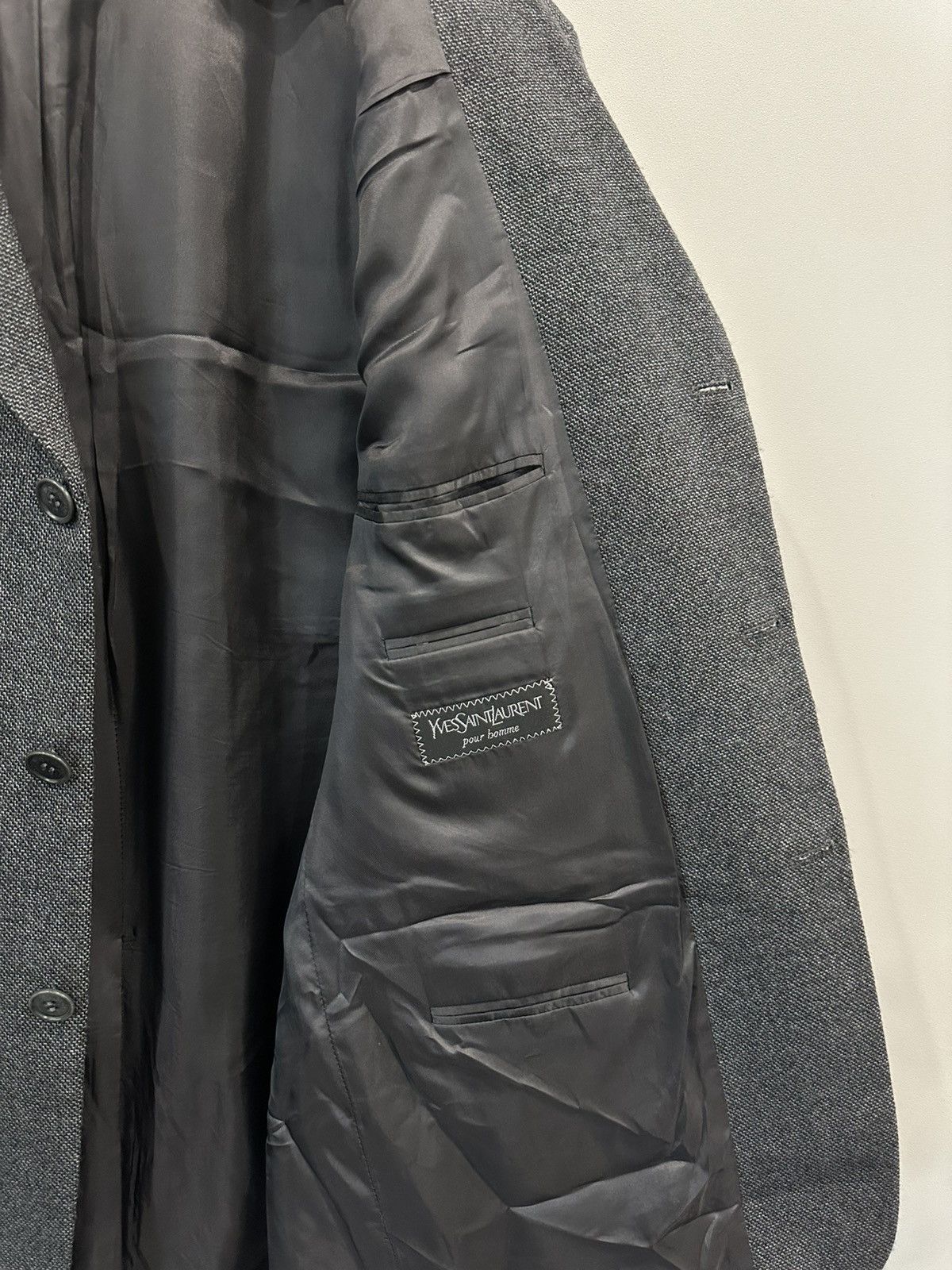Yves Saint Laurent Yves Saint Laurent Pour Homme vintage wool blazer 1998 Size 52S - 9 Thumbnail