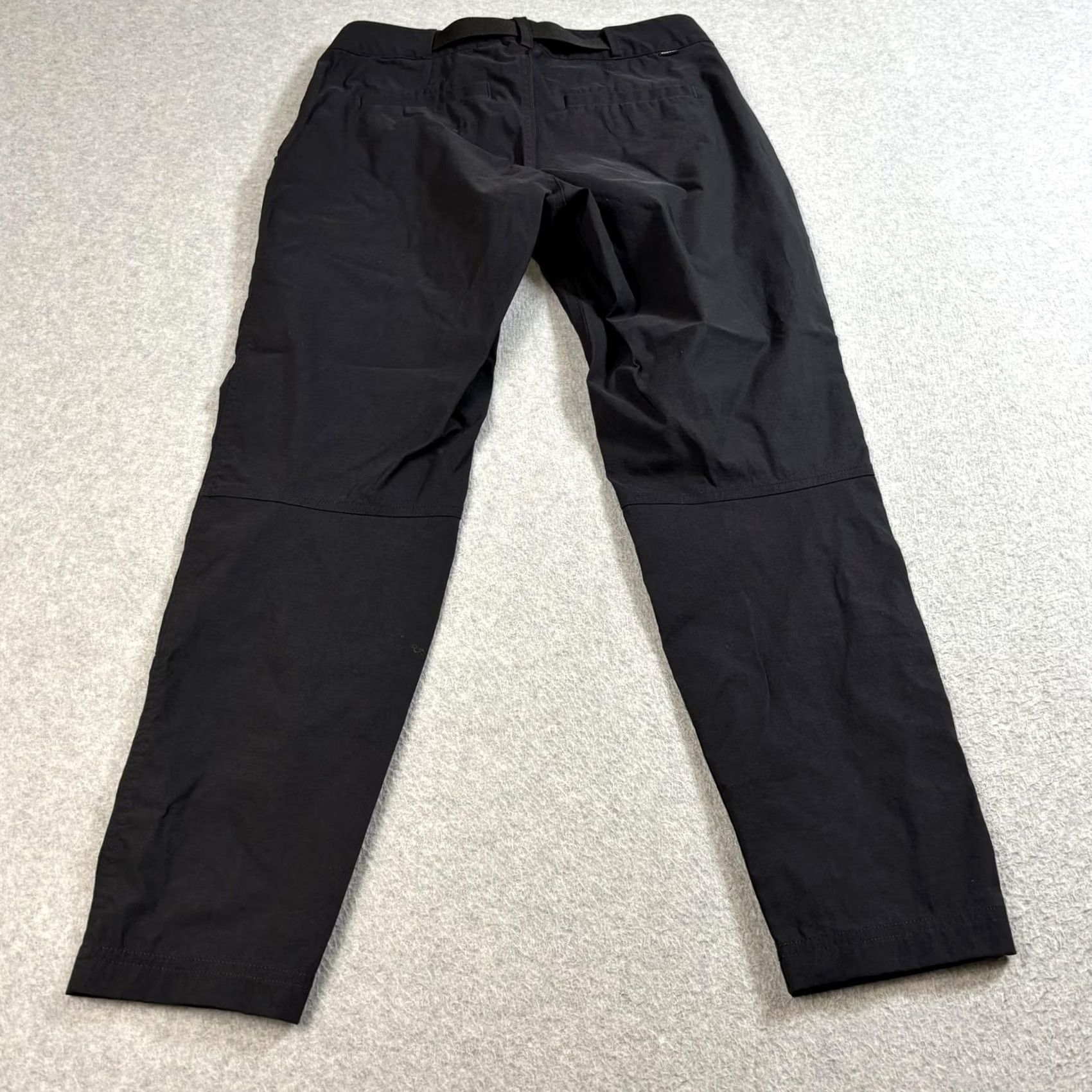 Burton Burton Women 26 Black W Ridge Pant Hiking Nylon Spandex Pants Stretch Belted Outdoor Knee Pockets Zip Fly Button Closure Size 26" / US 2 / IT 38 - 2 Thumbnail