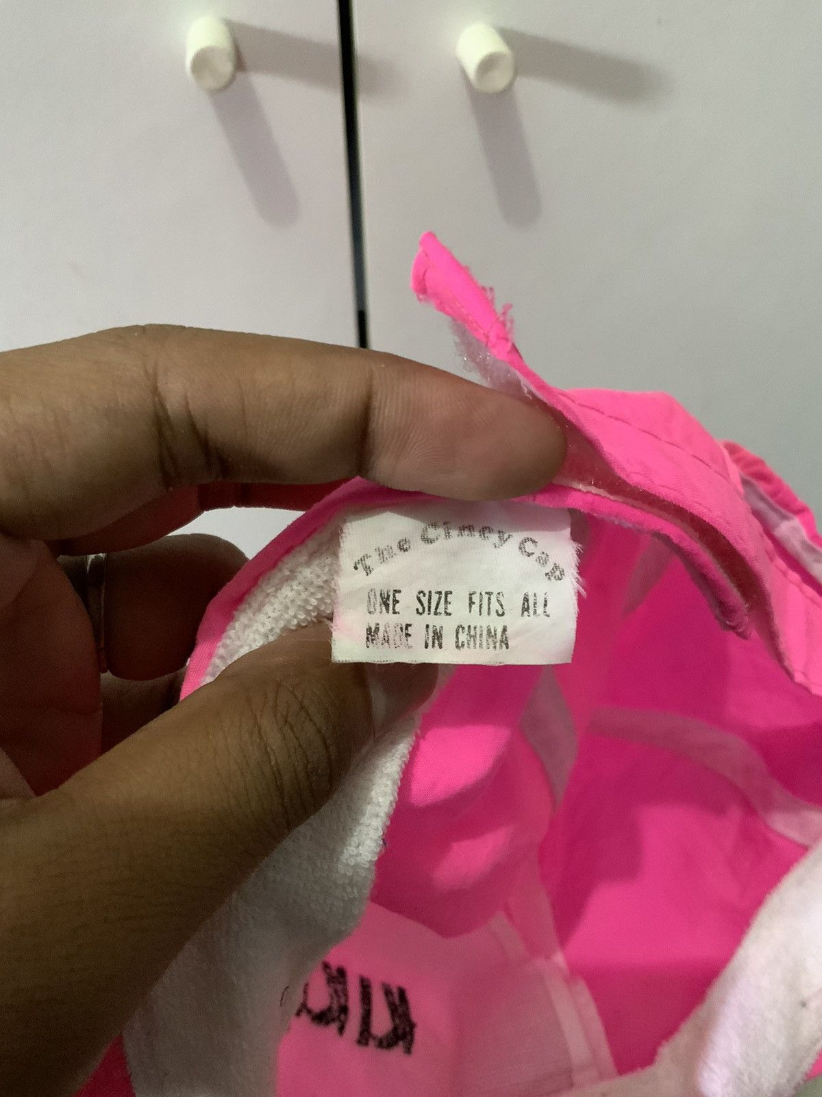 Japanese Brand Vintage KIKK Nadio Nylon Pink Hat Size ONE SIZE - 12 Thumbnail