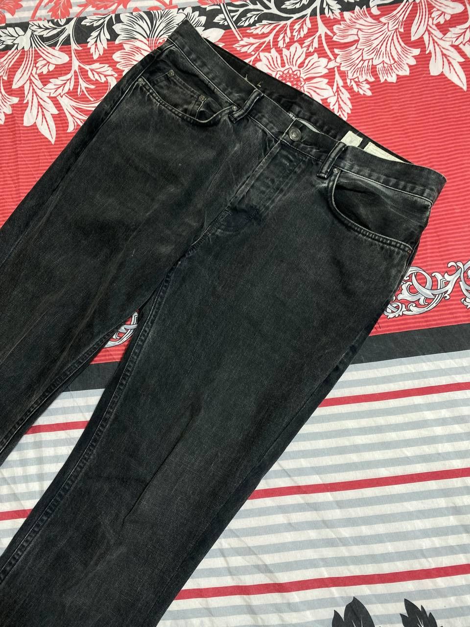 Allsaints × Vintage Allsaints Vintage Y2K Distressed Washed Slammer Jeans Size US 34 / EU 50 - 19 Thumbnail
