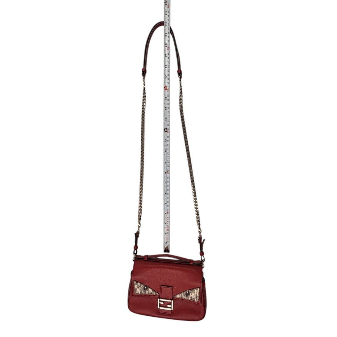Fendi Fendi Micro Monster Baguette Bag red Size ONE SIZE - 12 Thumbnail