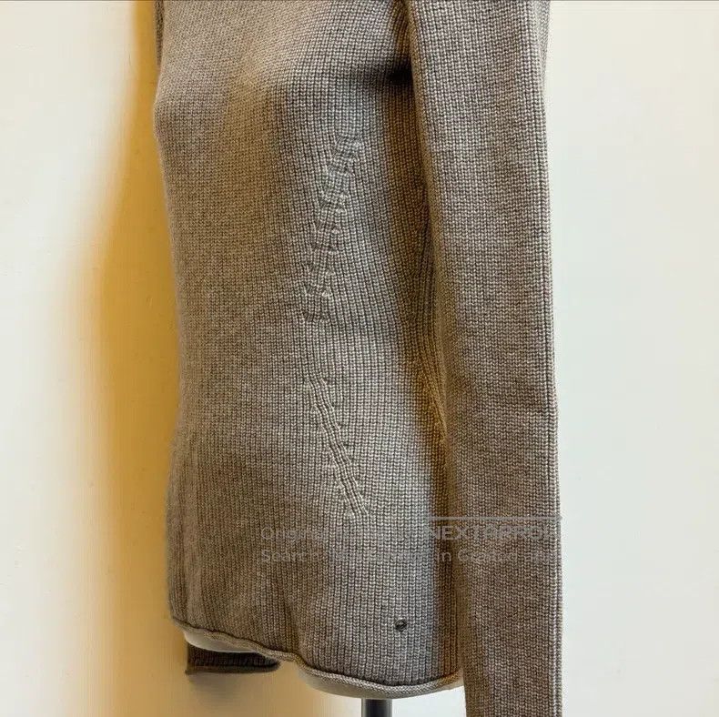 Hermes Hermes Oatmeal Cashmere Long Sleeve Sweater Size XXS / US 00 / IT 34 - 5 Thumbnail