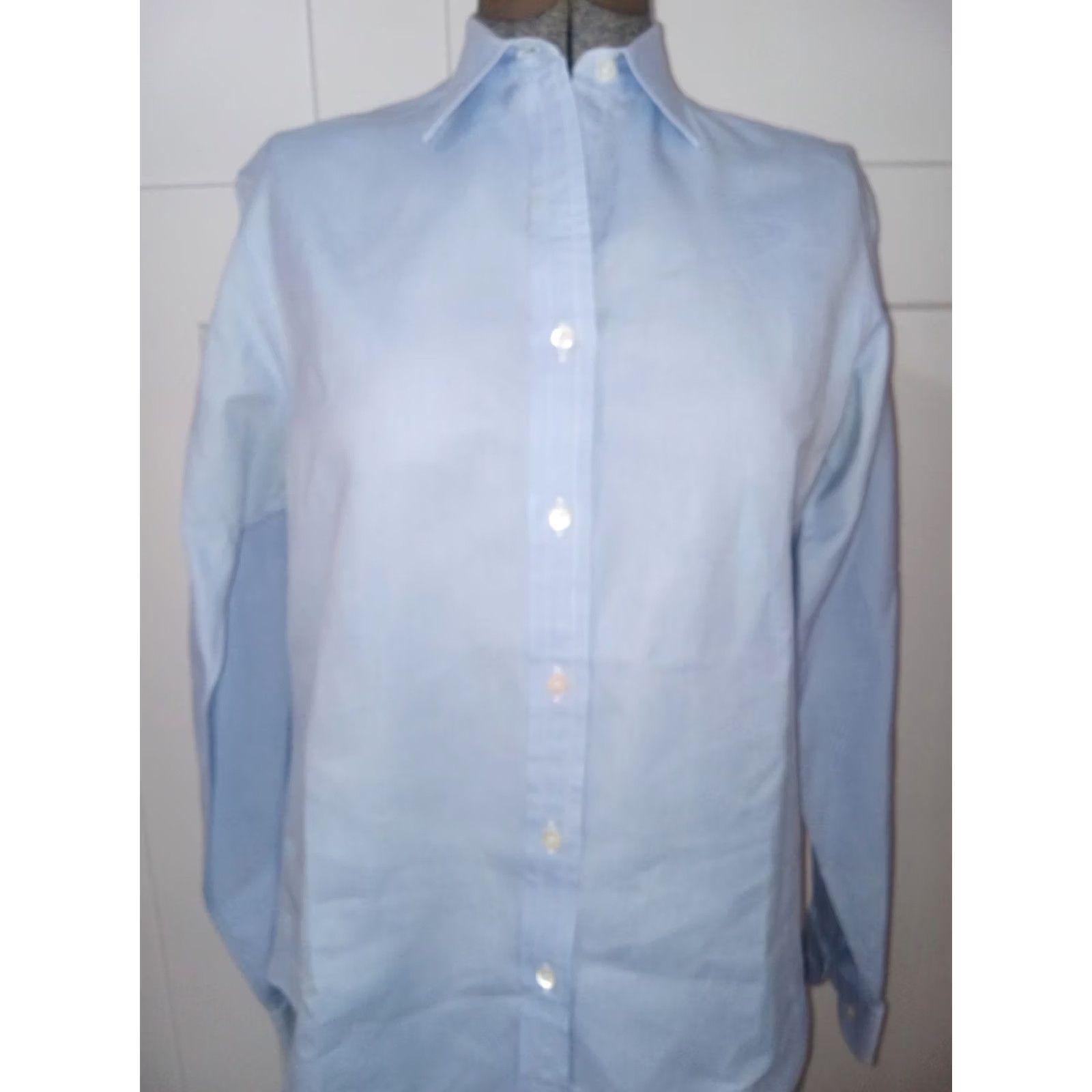 Vintage Essenza Blue Button-Up Shirt Womens L Blue Button-Up Shirt Womens L Essenza Blue Button-Up Shirt Womens L Blue Button-Up Shirt Womens L Size L / US 10 / IT 46 - 3 Thumbnail