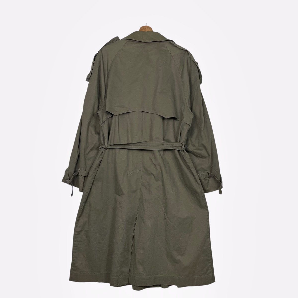Lanvin Lanvin Double Breasted Khakis Trenchcoat Size US M / EU 48-50 / 2 - 9 Thumbnail