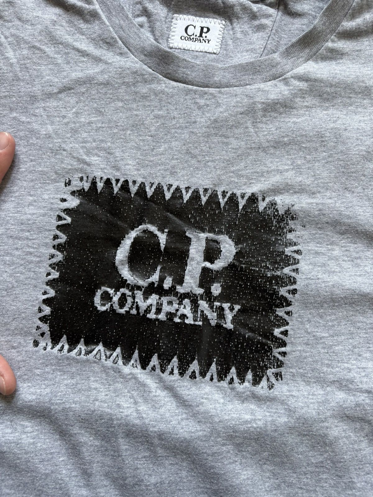 C.P. Company Vintage C.P. Company Logo Grey Mens T-Shirt Size S Size US S / EU 44-46 / 1 - 6 Thumbnail