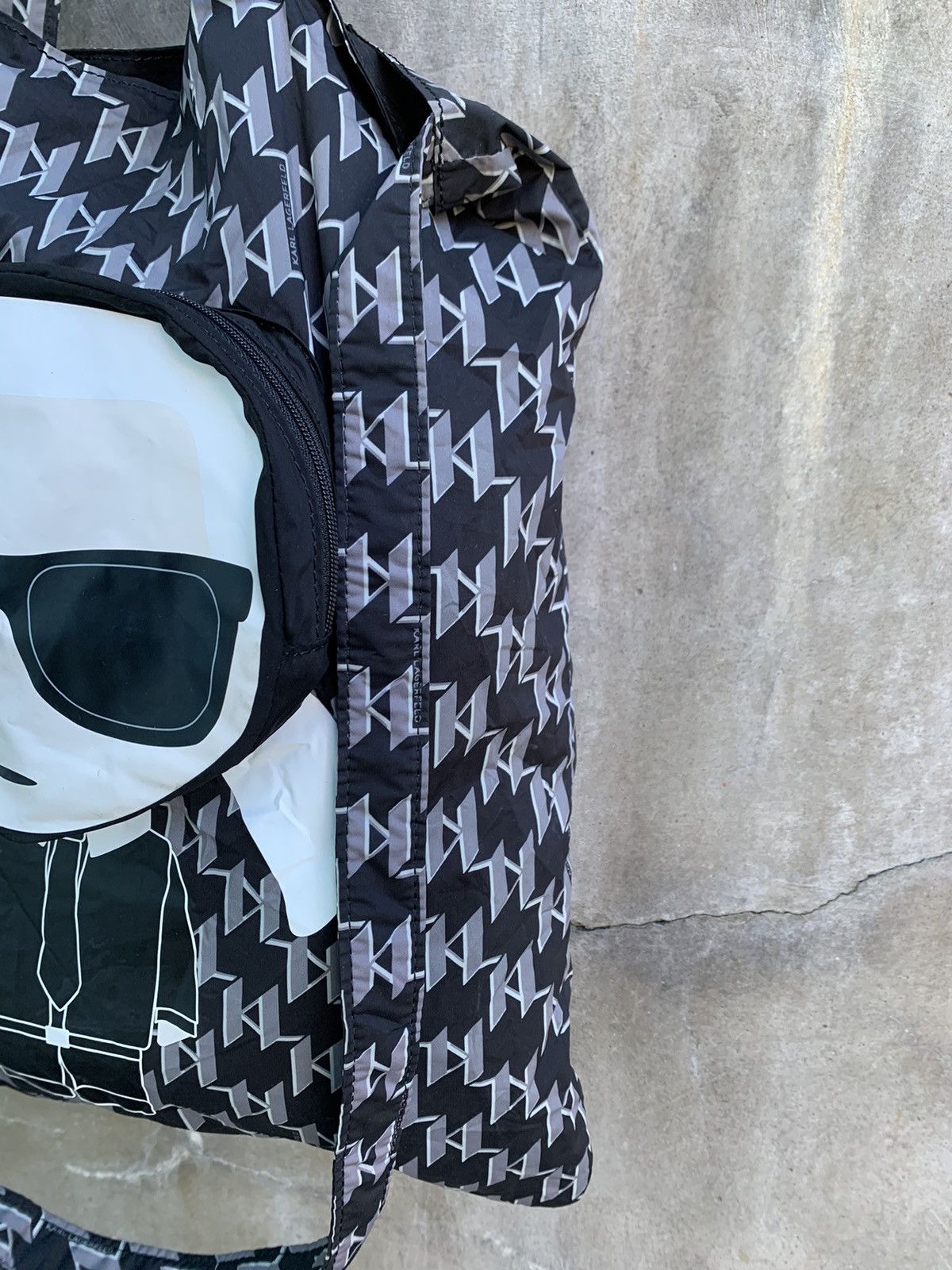 Karl Lagerfeld K/ikonik Monogram Nylon Tote Bag Size ONE SIZE - 5 Thumbnail