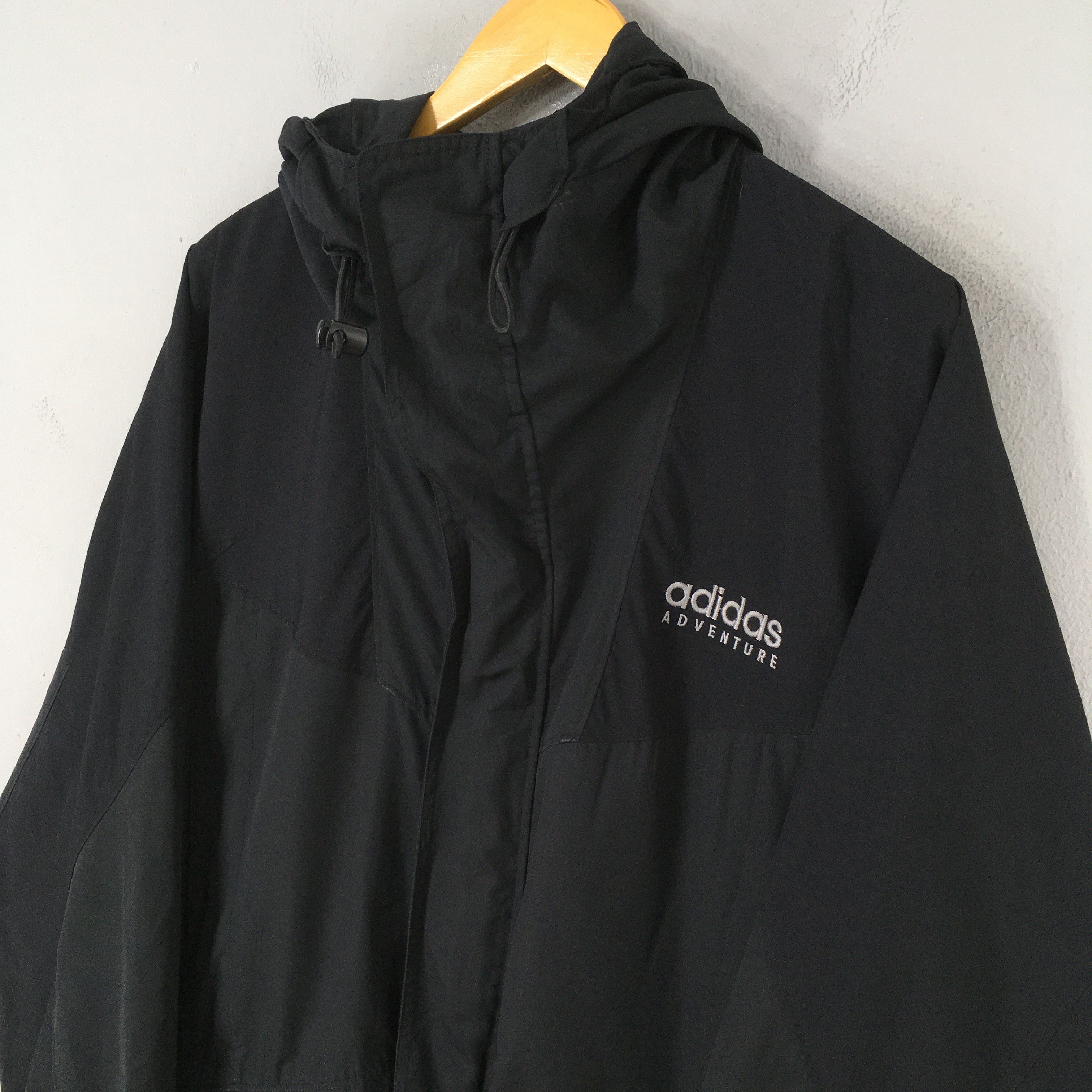 Adidas Vintage 90's Adidas Adventure Hoodie Jacket XL Size US XL / EU 56 / 4 - 4 Thumbnail