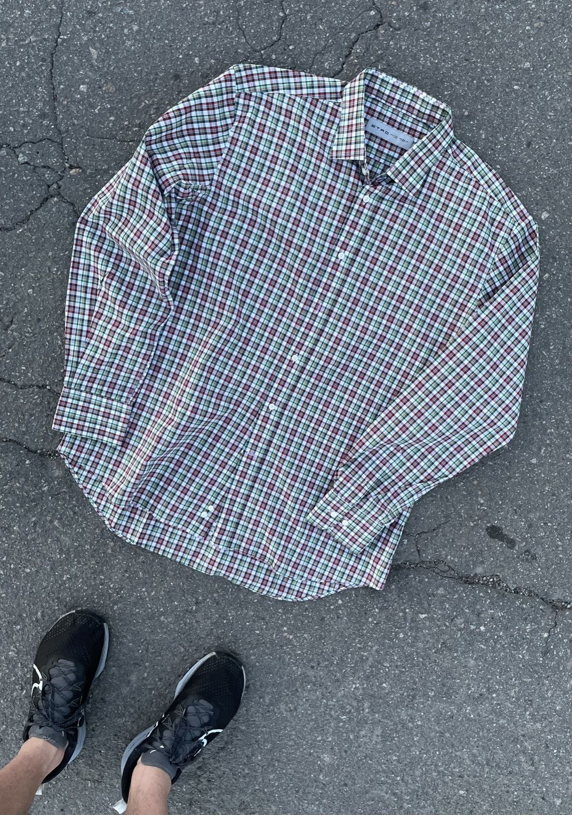Etro Etro 43 Spa Button Up Stripped Shirt Long Sleeve Italy Size US L / EU 52-54 / 3 - 1 Thumbnail
