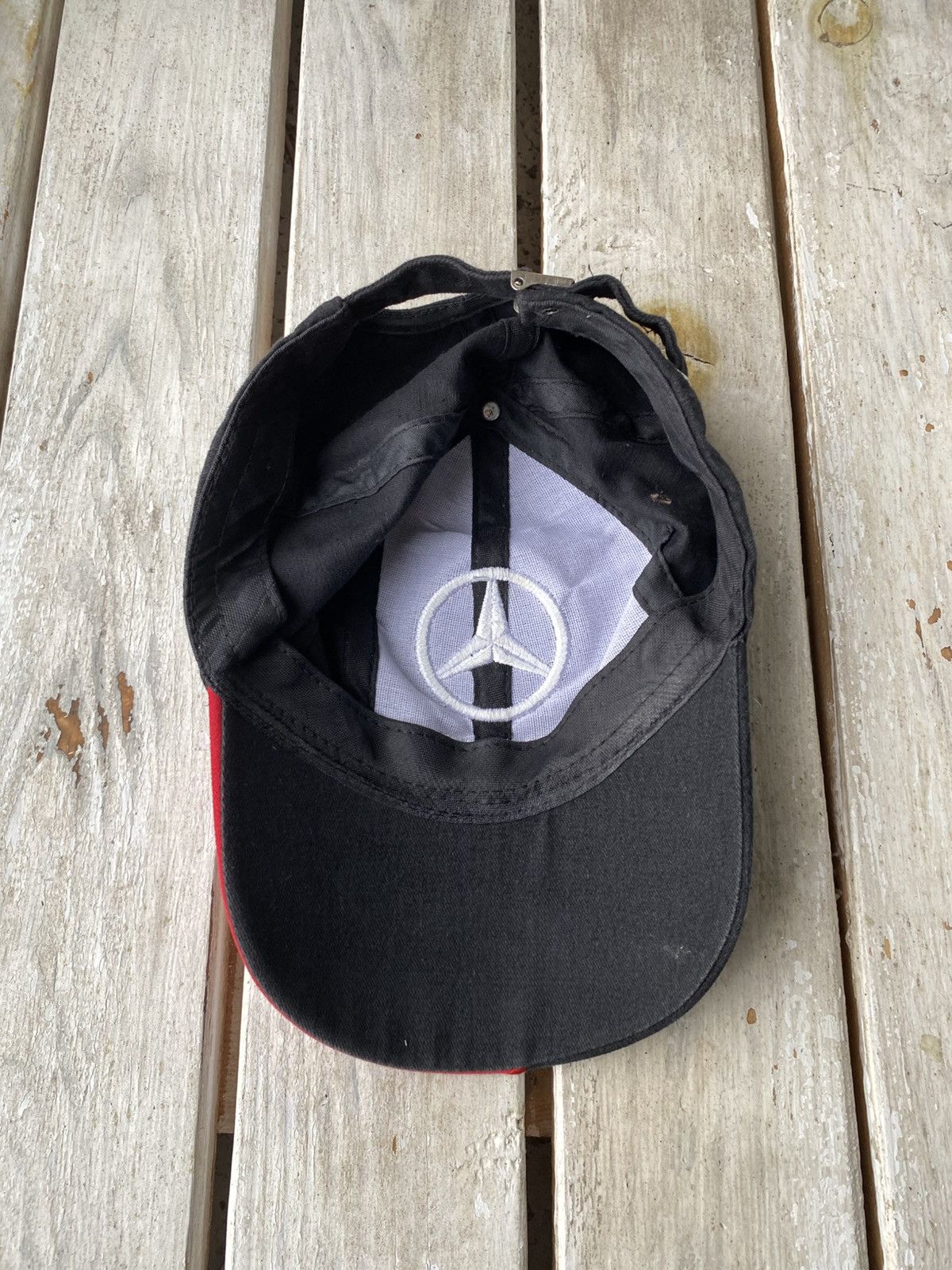 Mercedes-Benz × Vintage Vintage 00s Mercedes Benz Racing Formula One Cap Hat Size ONE SIZE - 6 Thumbnail