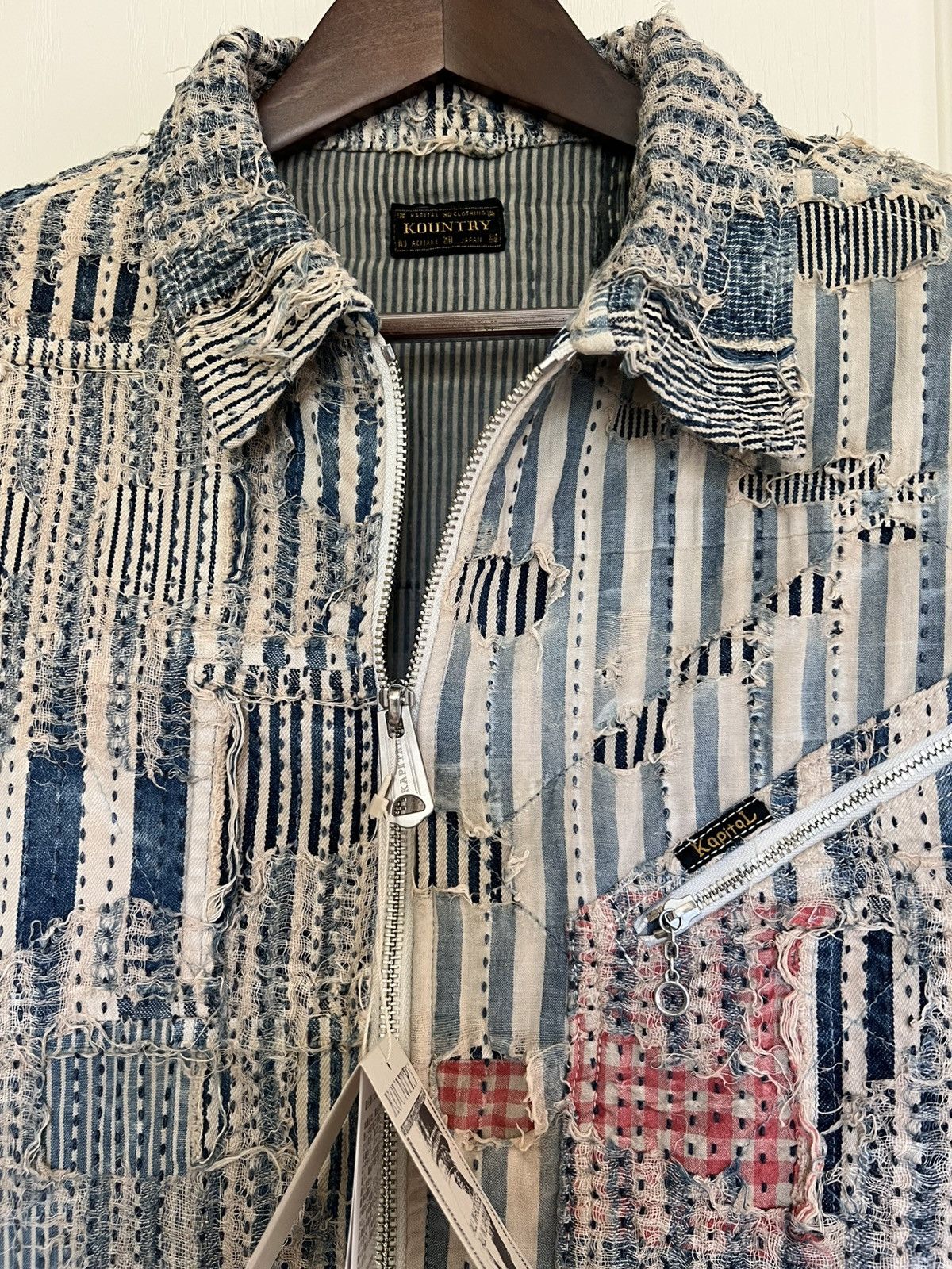 Kapital LIBERTY-BORO ZIP UP Blouson - Hickory Size US L / EU 52-54 / 3 - 5 Thumbnail