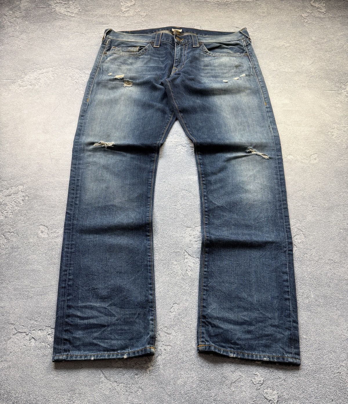 True Religion True Religion Jeans Opium Crazy Denim Pants Size US 38 / EU 54 - 2 Thumbnail