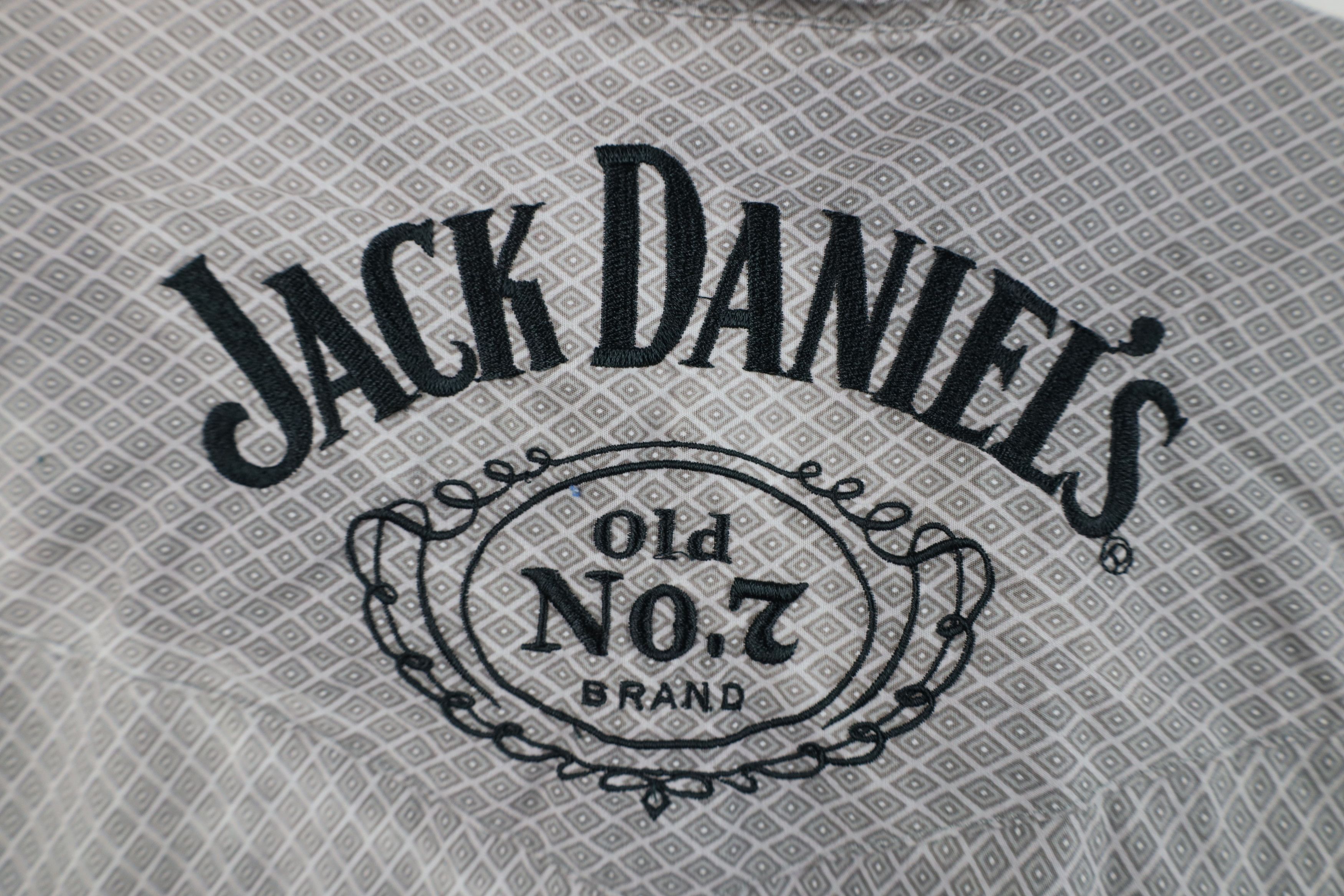 Vintage Jack Daniels x Wrangler Diamond Western Cowboy Button Shirt Size US XXL / EU 58 / 5 - 11 Thumbnail