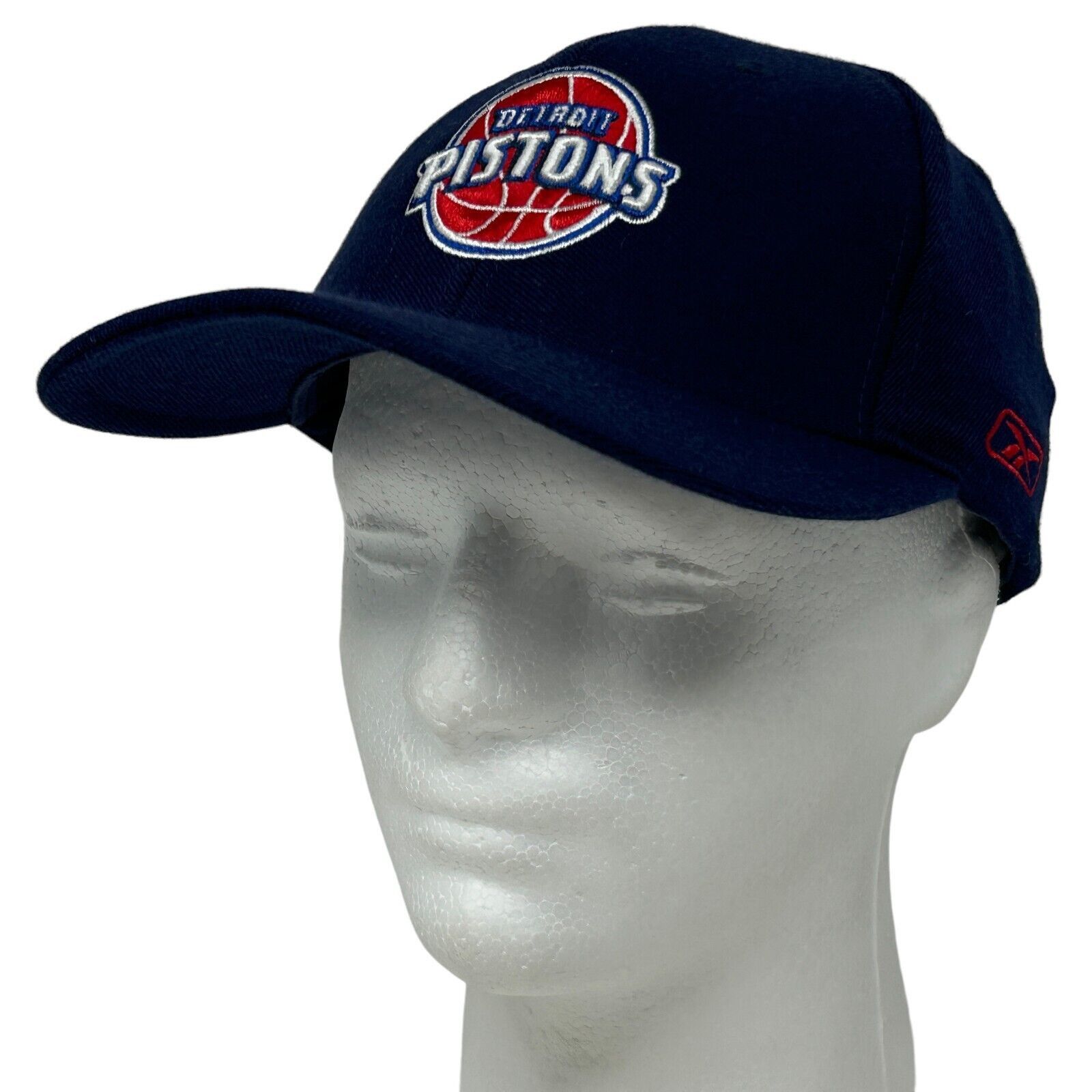 Reebok Detroit Pistons Hat Cap Strapback Blue Reebok Wool Blend Size ONE SIZE - 1 Thumbnail