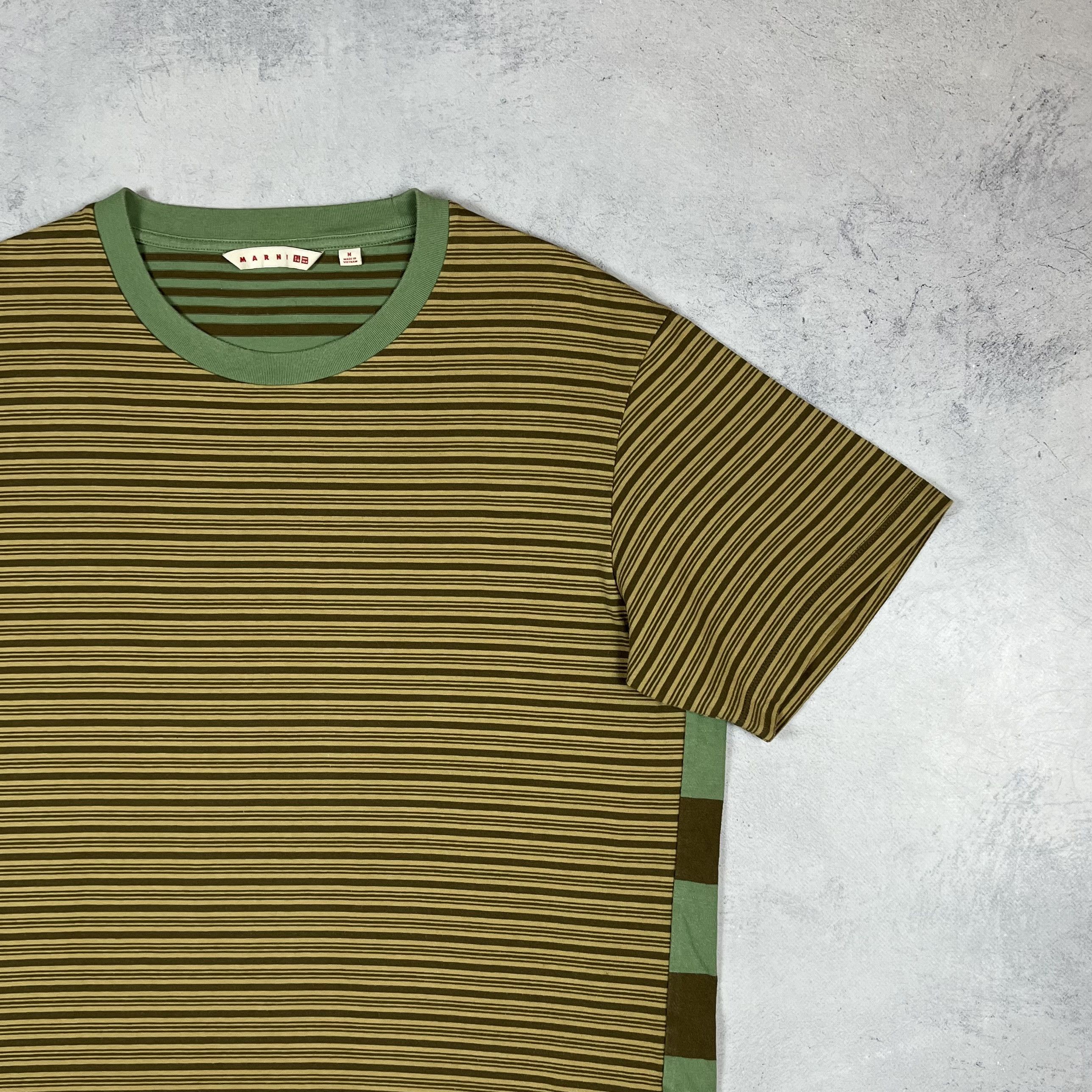 Marni × Uniqlo Designer Marni X Uniqlo Stripped T Shirt Size US M / EU 48-50 / 2 - 3 Thumbnail
