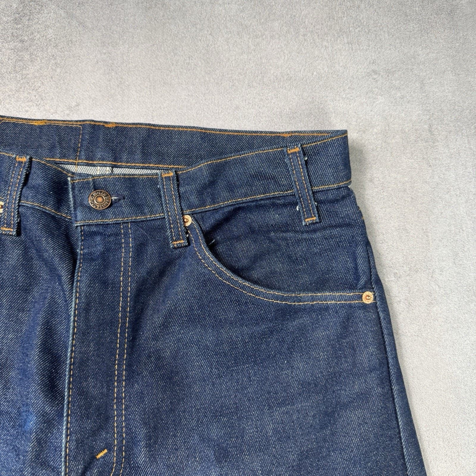 Levi's Vintage 80s Levis 505 Blue Denim Pants Size 34/32 Orange Tag Size US 34 / EU 50 - 3 Thumbnail