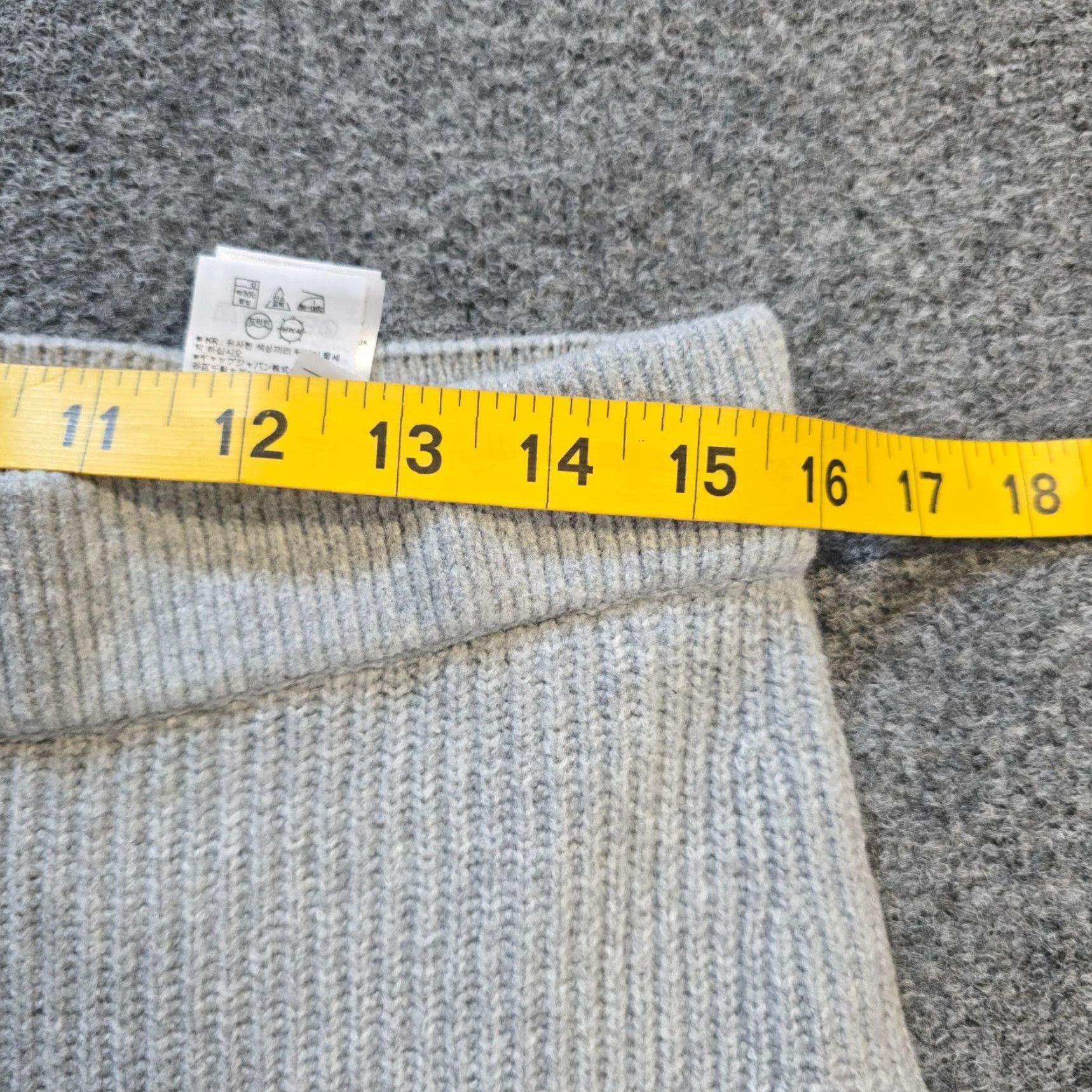 Gap VINTAGE Gap Pants Women Size Large Gray Ribbed Chunky Knit Pull On Lounge Casual Comfort Size 36" / US 14 / IT 50 - 4 Thumbnail