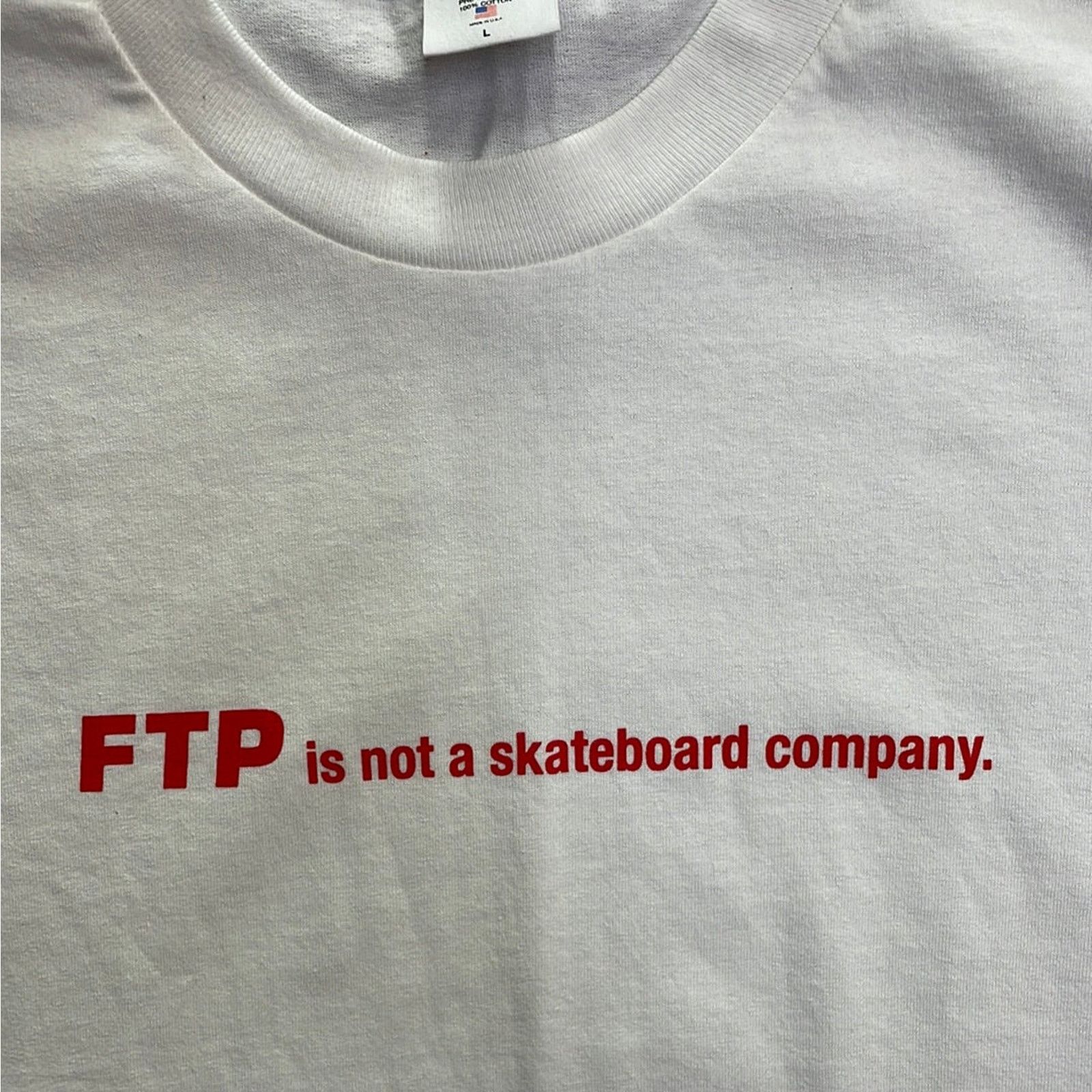 Japanese Brand FTP is not a skateboard company Shirt L Size US L / EU 52-54 / 3 - 2 Thumbnail