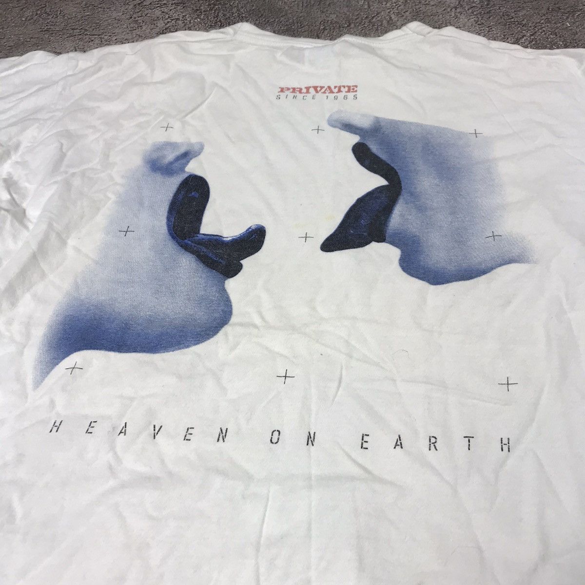 Vintage Vintage Y2K Graphic Tee Private Heaven Sun Faded Indie XL Size US XL / EU 56 / 4 - 5 Thumbnail