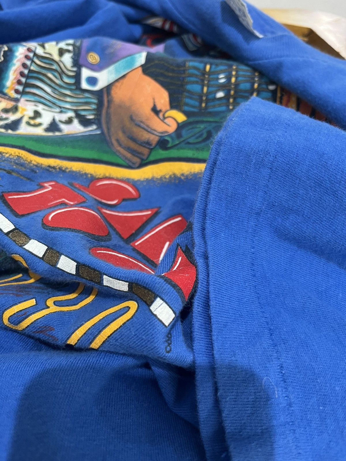 Vintage Vintage 90’s Blues Sara Toga ©️1990 Size US XL / EU 56 / 4 - 4 Thumbnail