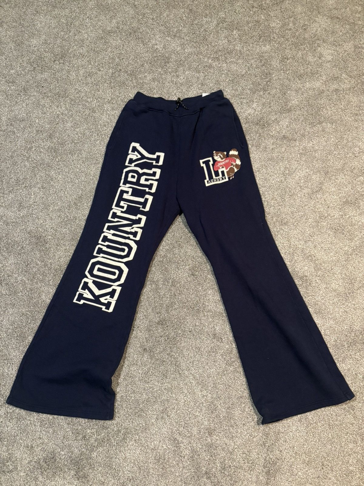 Kapital Kapital kesa flare sweatpants navy Size US 32 / EU 48 - 2 Thumbnail