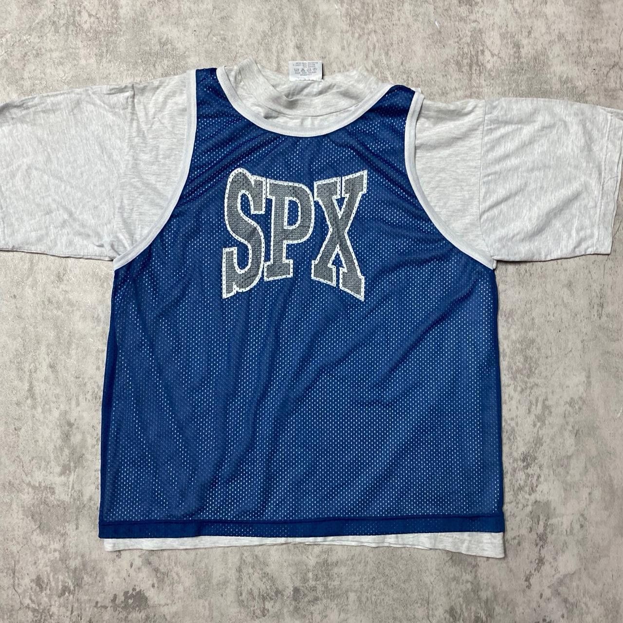 Other Blue and white mesh basketball jersey basketball Size US XL / EU 56 / 4 - 1 Thumbnail