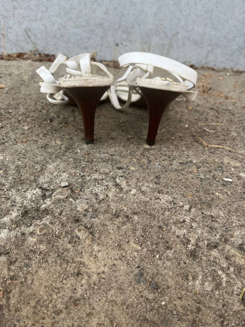 Celine Vintage Celine Leather Faded Sandals Heels Size US 9 / IT 39 - 5 Thumbnail