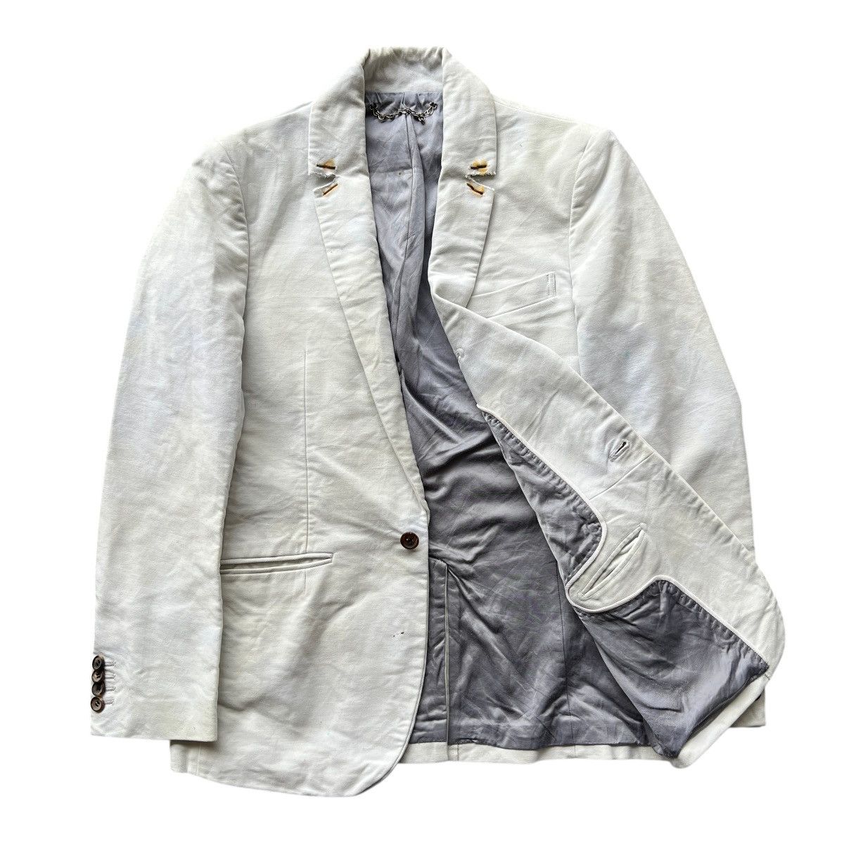 Maison MIHARA YASUHIRO Miharayasuhiro Moleskin Blazer Jacket Size US S / EU 44-46 / 1 - 4 Thumbnail