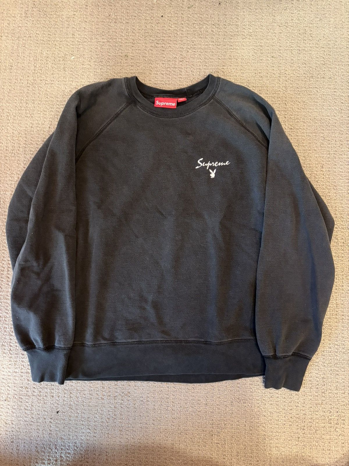 Playboy × Supreme Supreme Playboy Raglan Crewneck Size US M / EU 48-50 / 2 - 1 Thumbnail