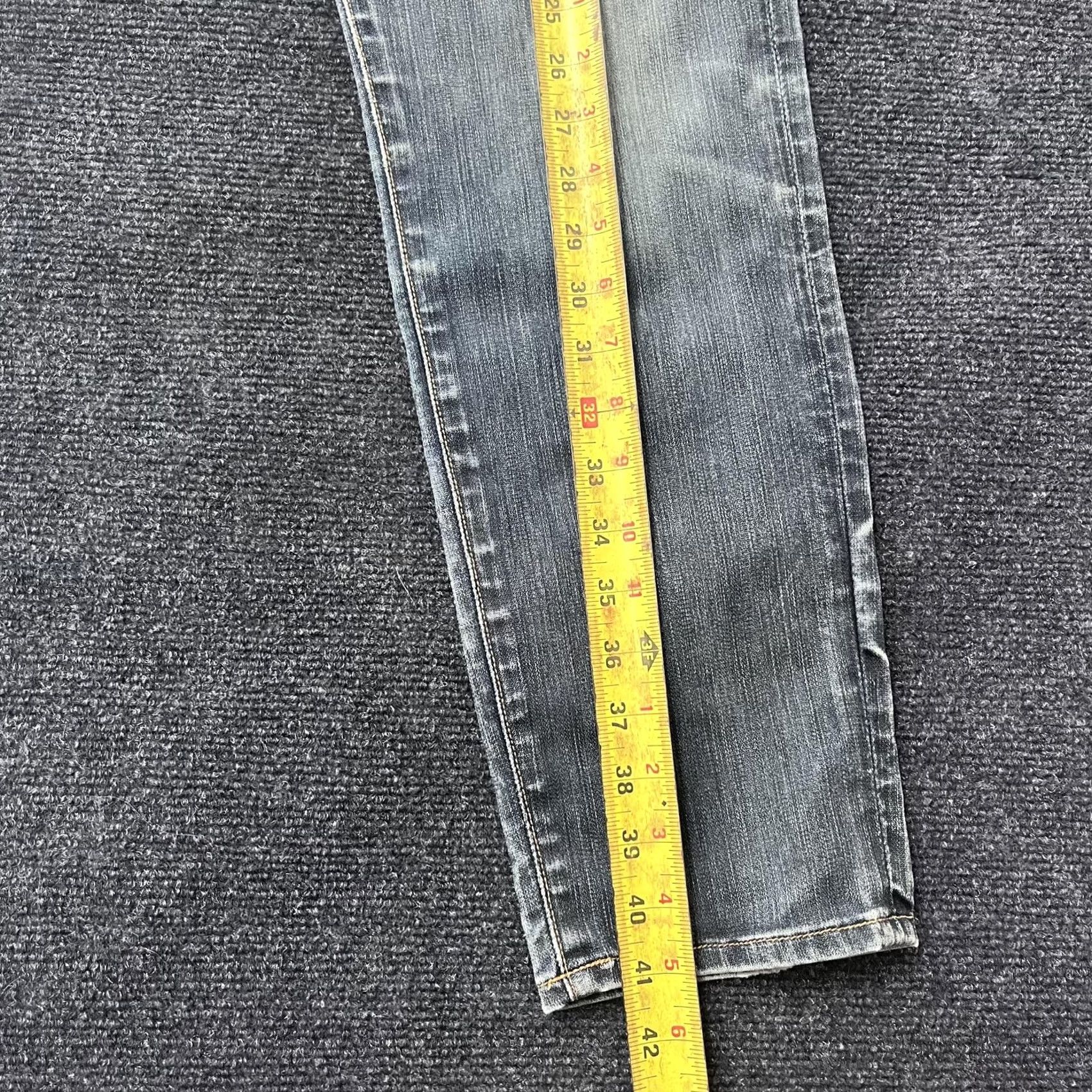 Lucky Brand Lucky Brand Jeans Womens 10 Blue Sofia Skinny Ankle Medium Wash Zip Fly Faded Size 32" / US 10 / IT 46 - 6 Thumbnail