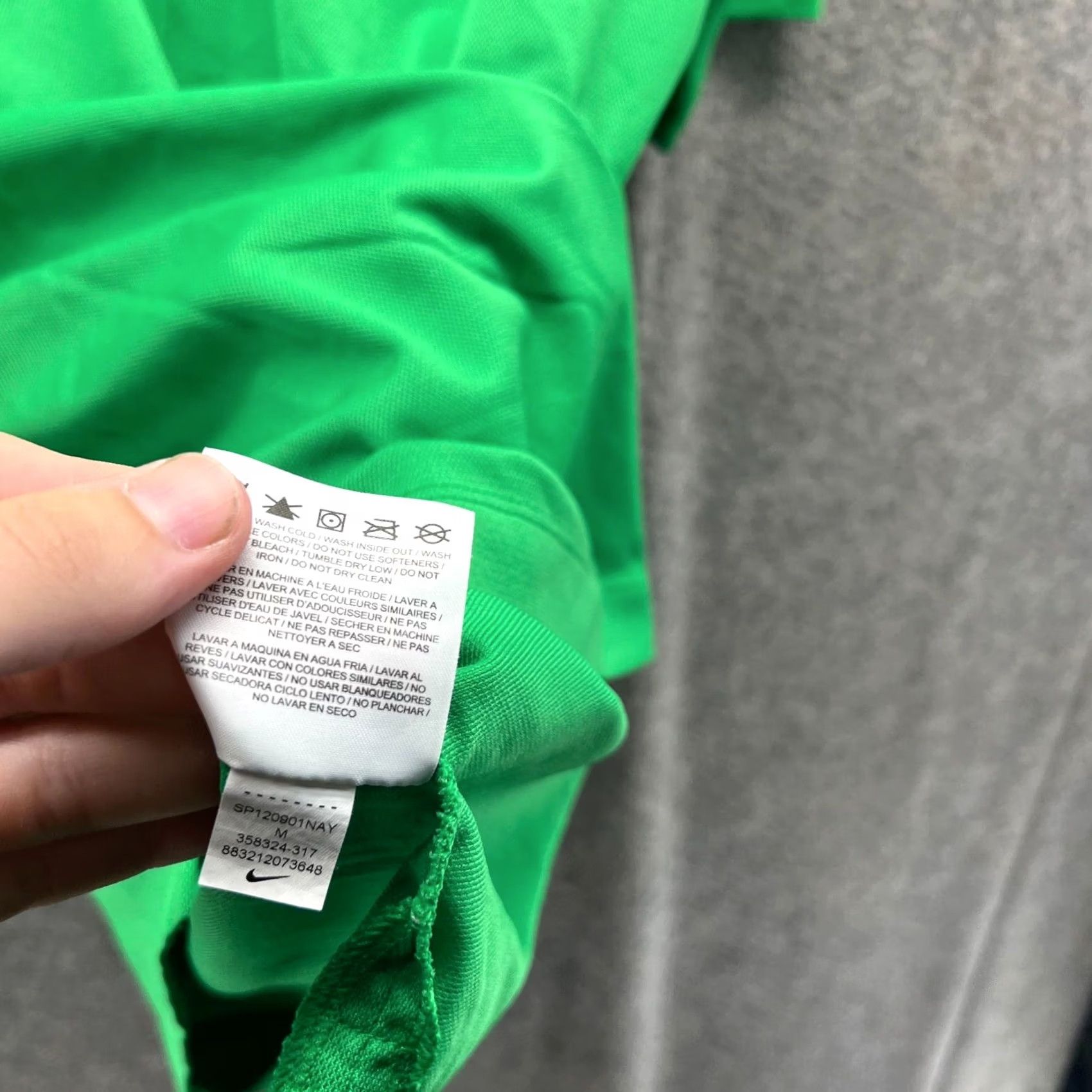 Nike Nike Polo Shirt Mens M Green Dri-Fit Tour Performance Golf Victory Size US M / EU 48-50 / 2 - 3 Thumbnail