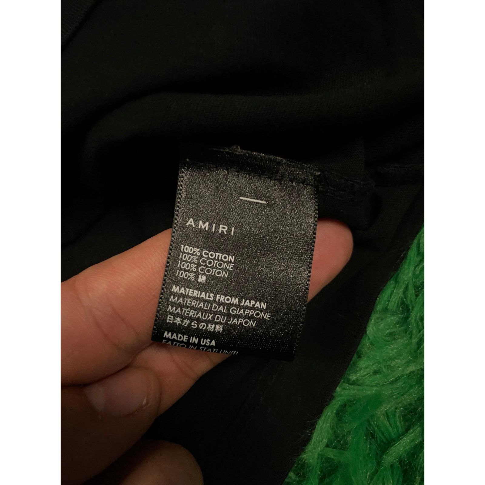 Amiri Amiri Tee Black Red Lion Large Used Size US L / EU 52-54 / 3 - 3 Thumbnail