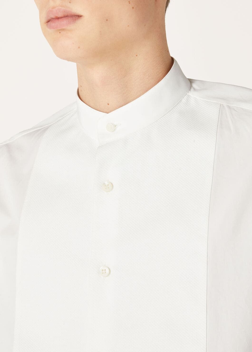 Loro Piana o1w1db10725 FAO8104 Filippo Shirt in White Size US XL / EU 56 / 4 - 3 Thumbnail