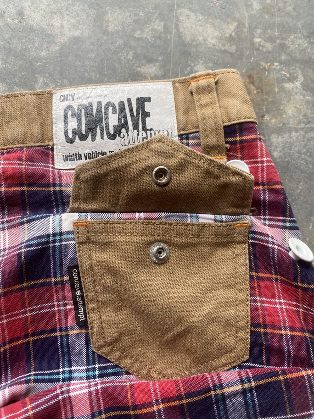 Japanese Brand CONCAVE ATTEMPT Double Butt Pant Size US 32 / EU 48 - 8 Thumbnail
