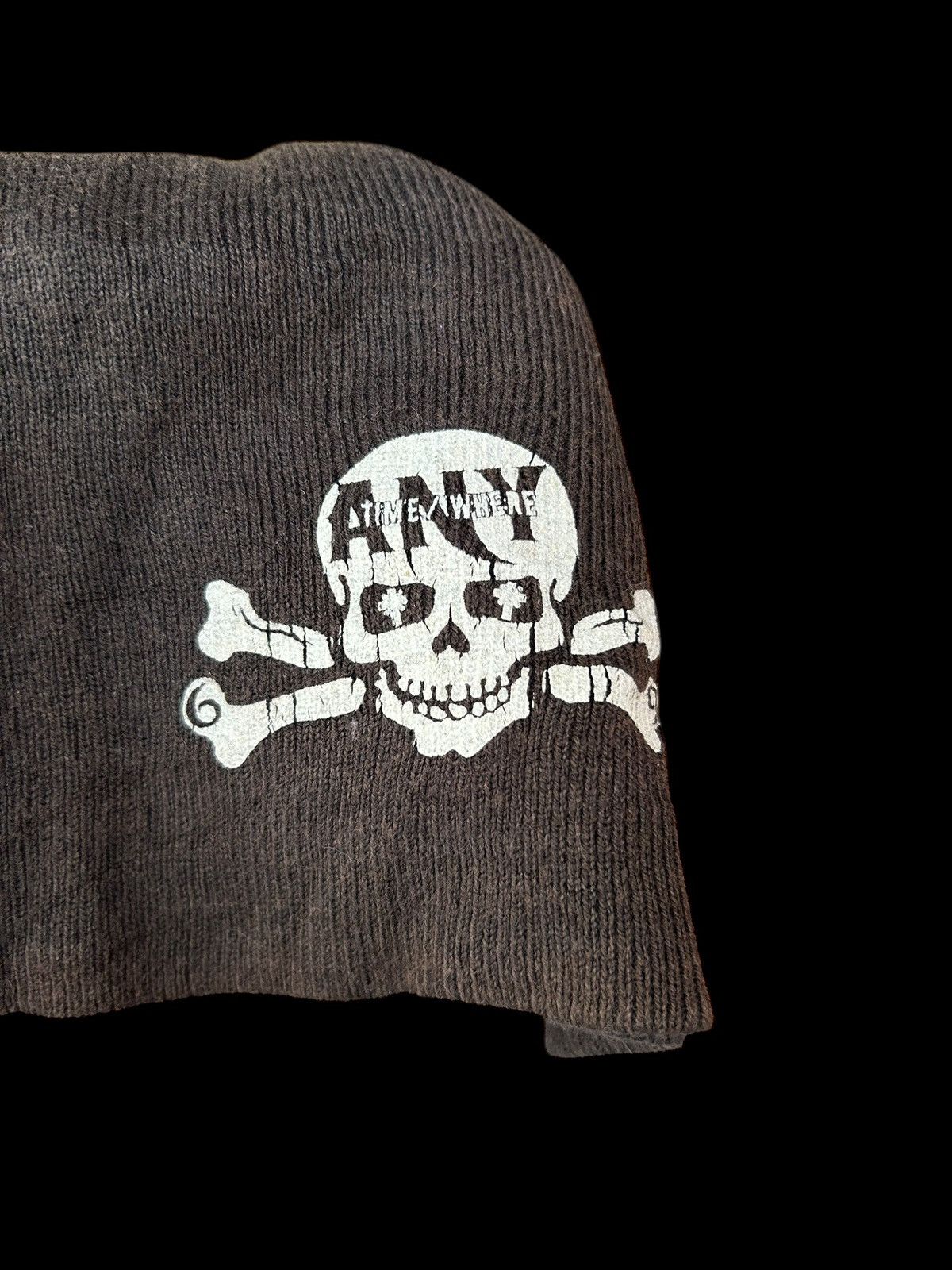 Japanese Brand × Kapital × Vintage Skull Sunfaded Japanese Punk Style Beanie Hatsu Size ONE SIZE - 6 Thumbnail
