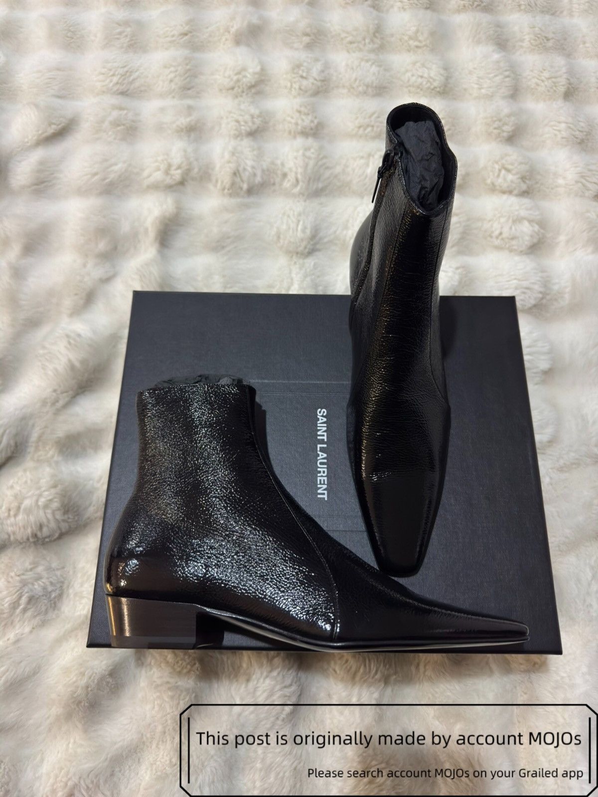 Saint Laurent Paris Sz 40 Saint Laurent Paris Rainer 30 Boots mojos505101 Size US 7 / EU 40 - 1 Thumbnail