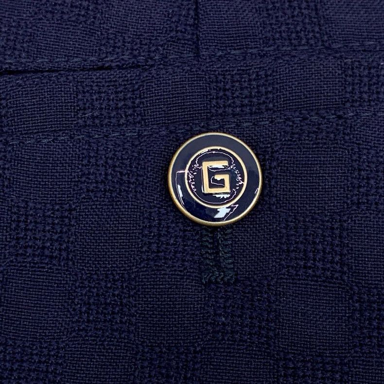 Gucci Gucci Dark blue checkerboard wool casual shorts 2506-Nextar Size 26" / US 2 / IT 38 - 5 Thumbnail