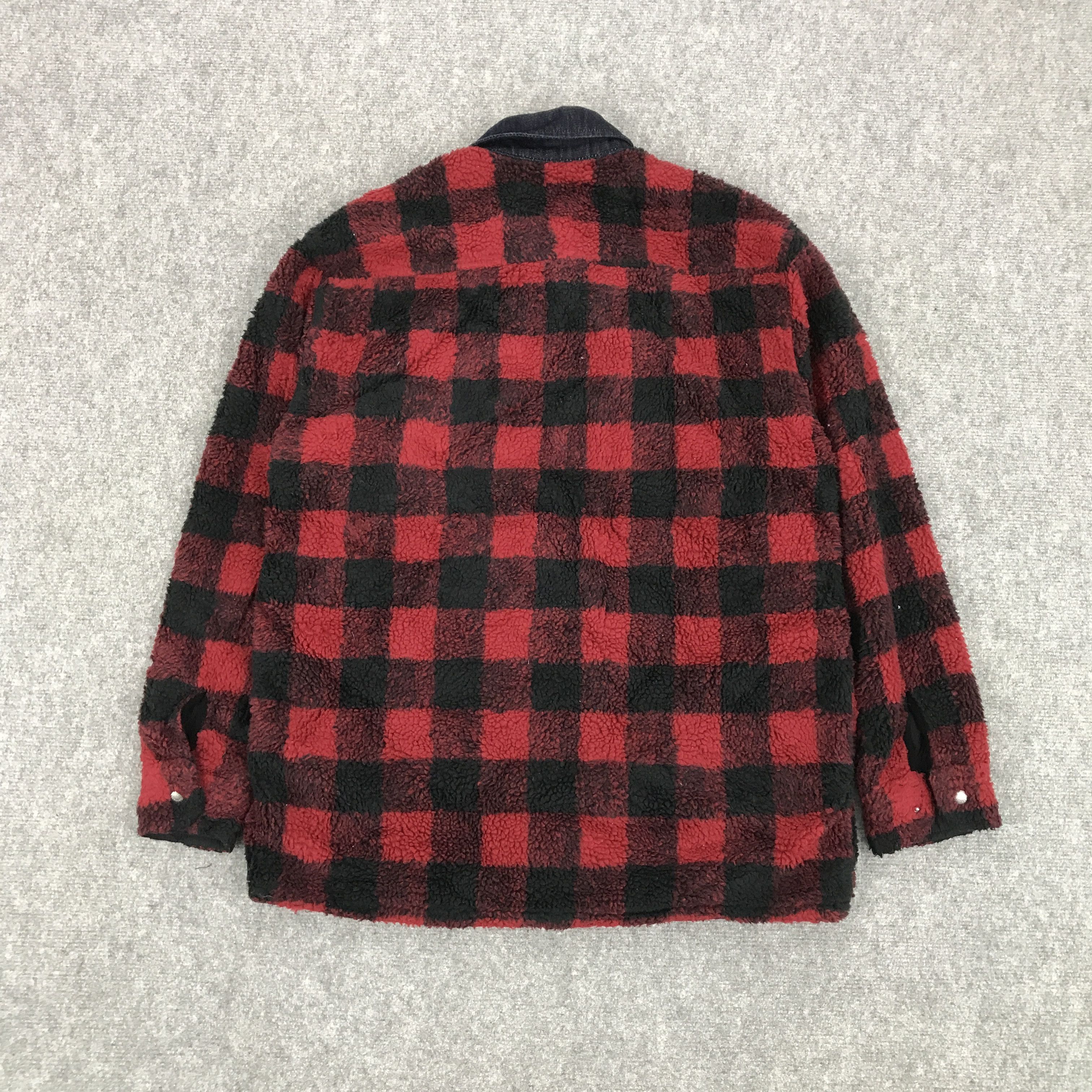 Japanese Brand × Levi's × Levi's Vintage Clothing LEVIS SHERPA SNAP BUTTON FLANNEL DESIGN JACKET Size US L / EU 52-54 / 3 - 4 Thumbnail