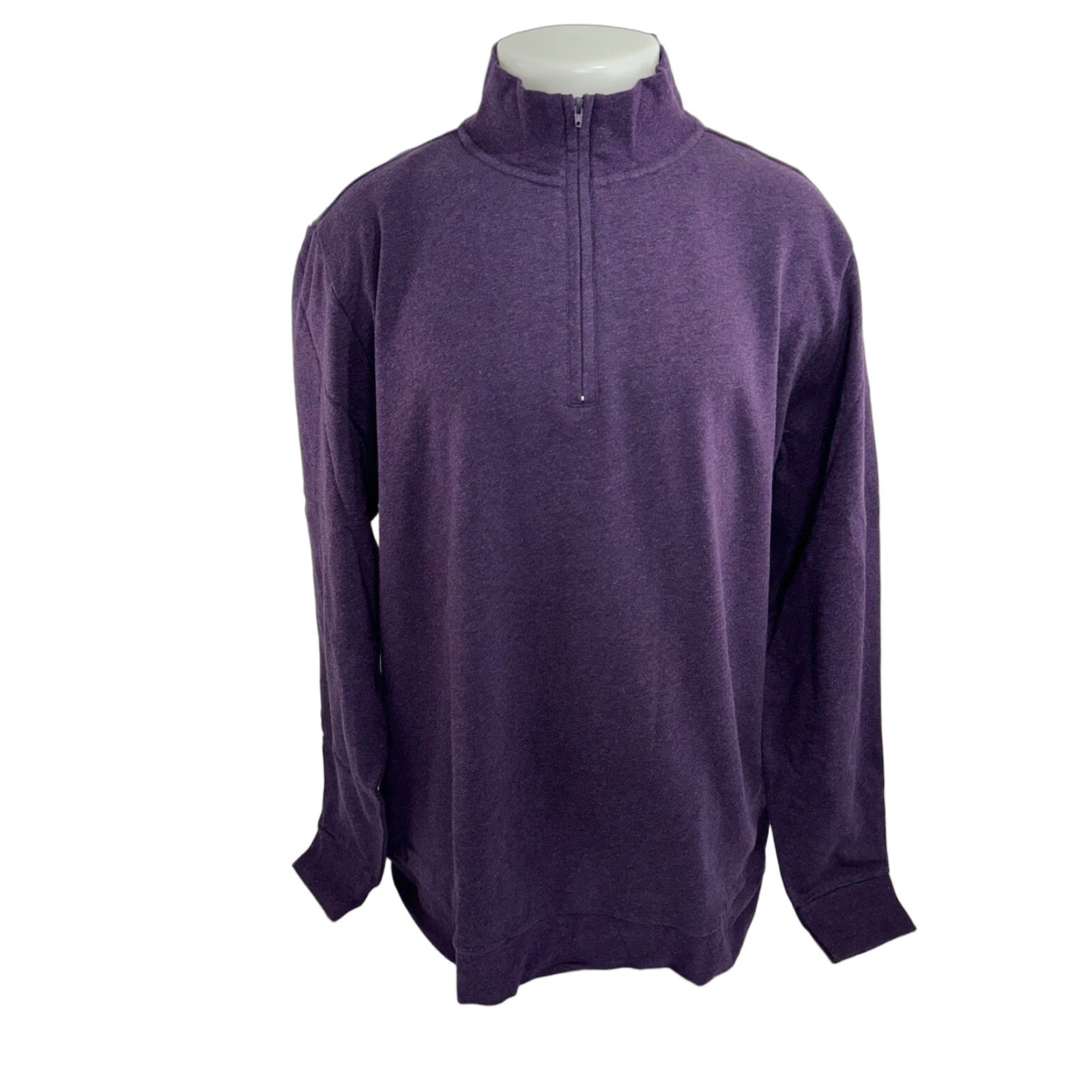 Vintage CRIQUET Austin - NEW w TAG - Fleece 1/4 Zip Pullover Mens 2XL Sweatshirt Jacket Purple Size US XXL / EU 58 / 5 - 1 Thumbnail