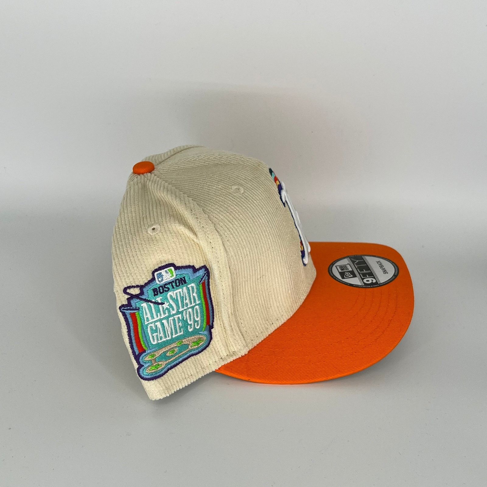 New Era Cream Orange Boston Red Sox '99 Boston All Star Game New Era Size ONE SIZE - 2 Thumbnail